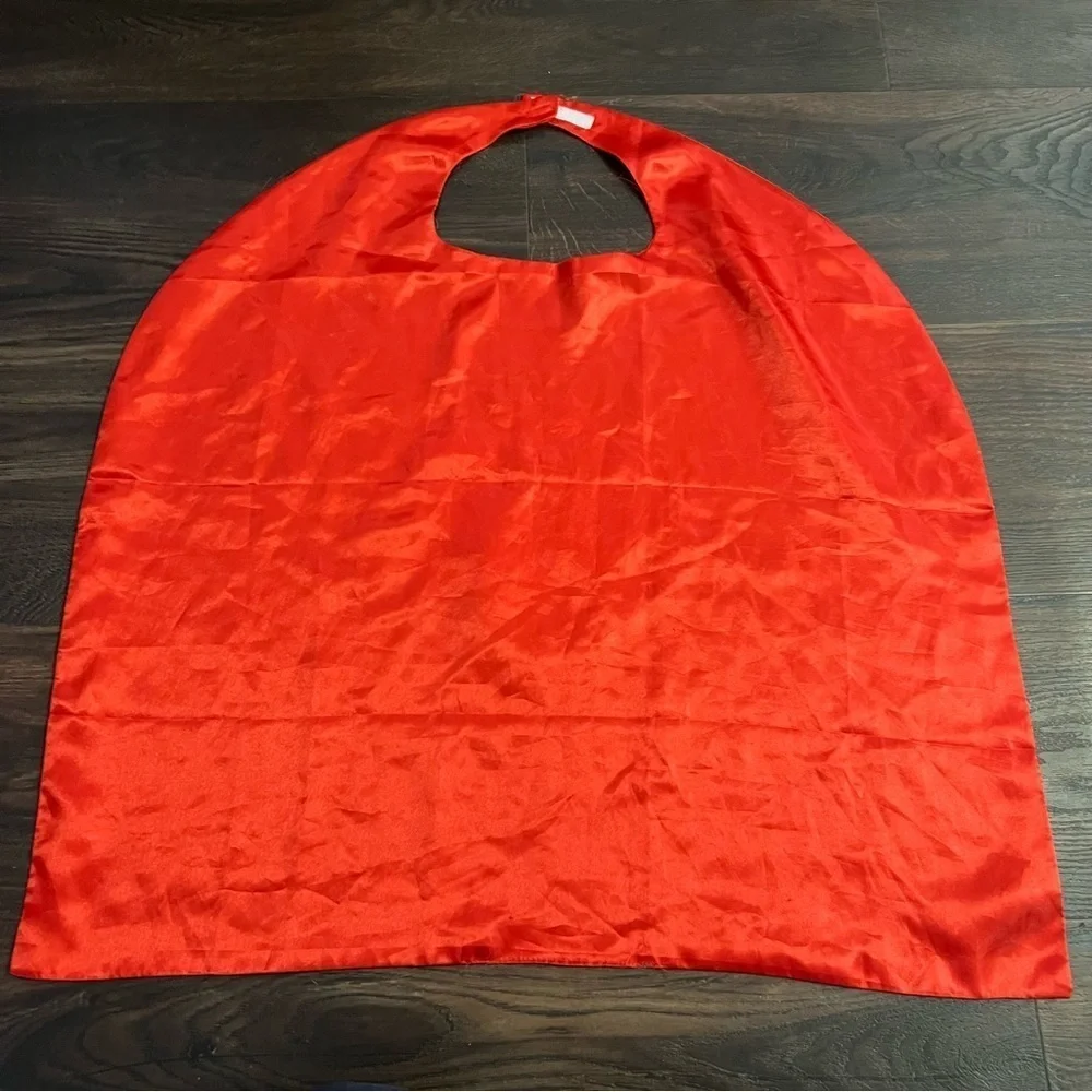 PJ Masks Owlette Superhero Costume Cape Red with Pink Emblem